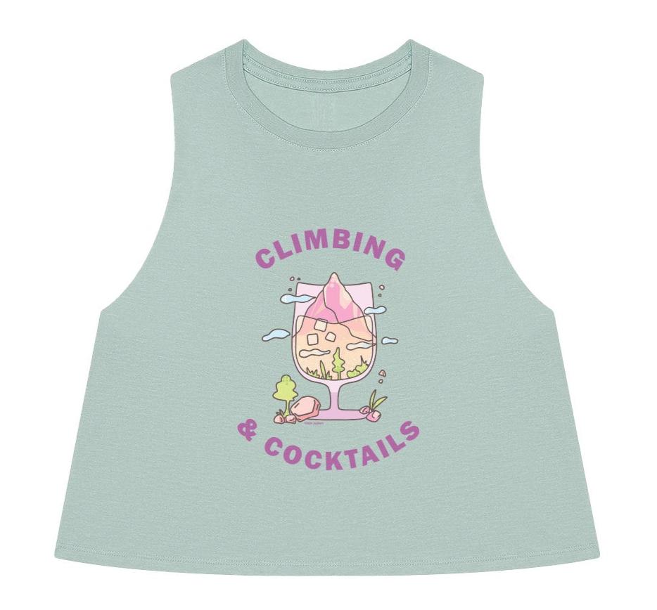 Rock Climbing Women's Muscle Tee Cocktails